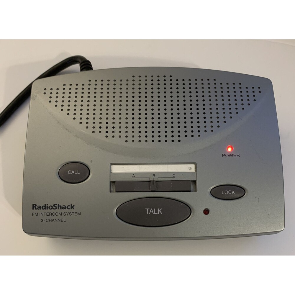 Radio Shack FM Wireless Intercom 3-Channel Station System 43-3105 Set Of 2 - Picture 3 of 4